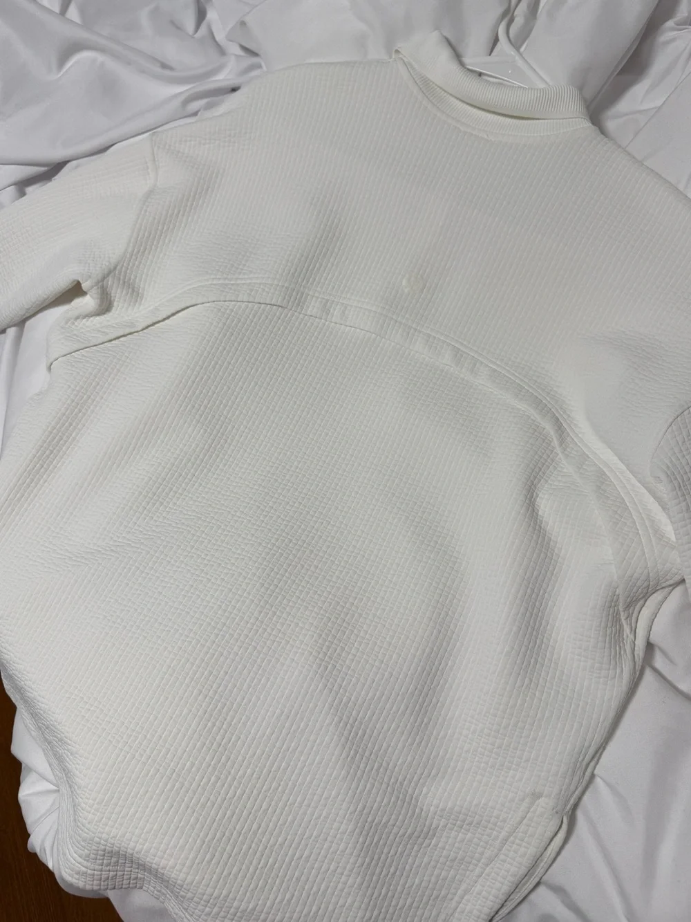 LULULEMON Textured Long-Sleeve Polo Shirt
